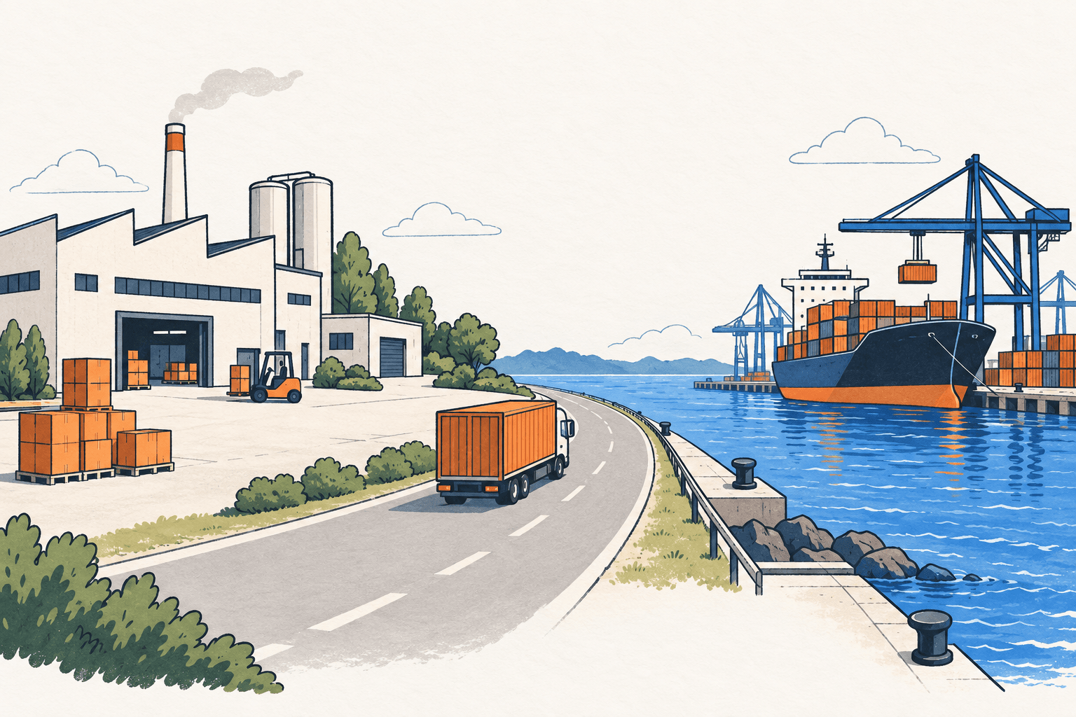 Origin documentation beside a supplier production record